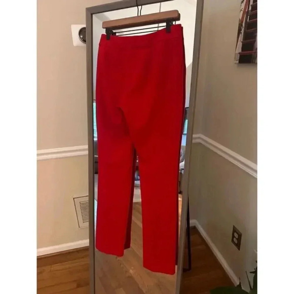 Banana Republic Red Wide Leg Trousers Size 6 - Picture 2 of 3